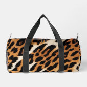Leopard Cat Trendy Animal Print Collection Duffle Bag (Rückseite)