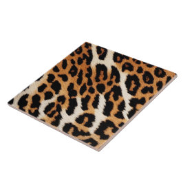 Leopard Cat Trendy Animal Print Collection Fliese