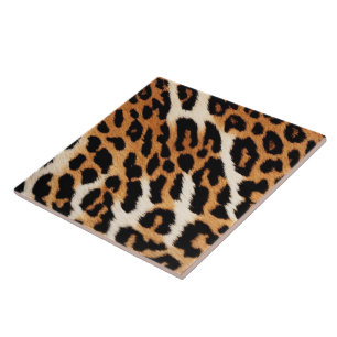 Leopard Cat Trendy Animal Print Collection Fliese