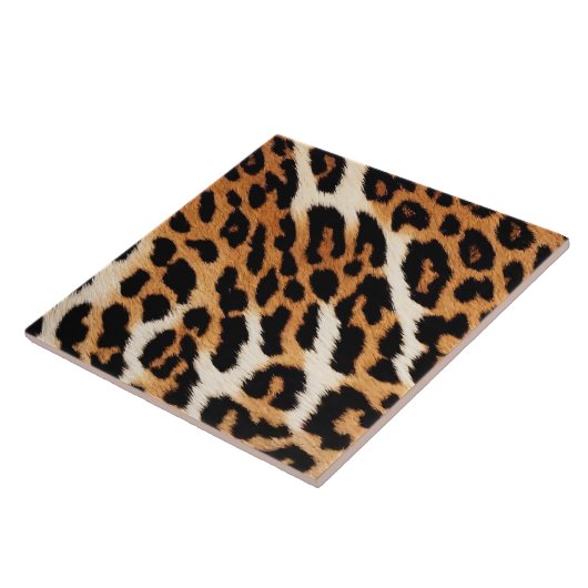 Leopard Cat Trendy Animal Print Collection Fliese (Seite)