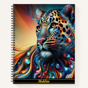 Leopard Charm: Majestic Dschungel Escape Notizblock
