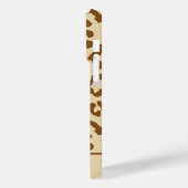 Leopard Cheetah Animal Print Custom Curry Name Case-Mate iPhone Hülle (Rückseite / Links)