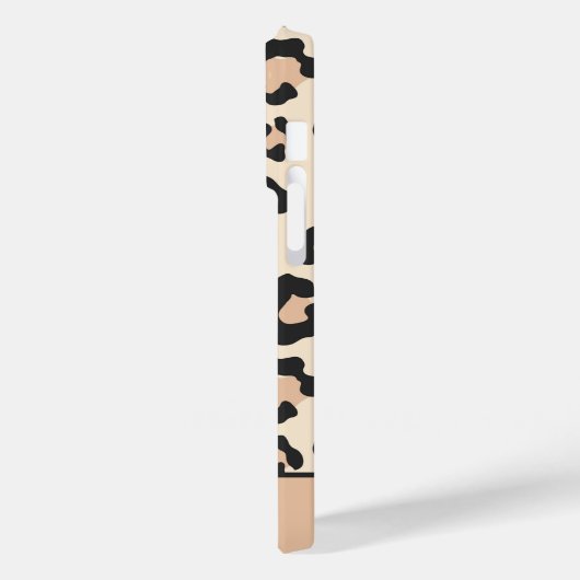 Leopard Cheetah Animal Print Custom Curry Name Case-Mate iPhone Hülle (Rückseite / Links)