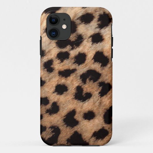 Leopard Cheetah Animal Print Girly Modern Case-Mate iPhone Hülle (Rückseite)