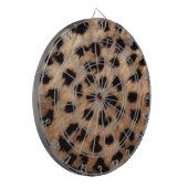 Leopard Cheetah Animal Print Girly Modern Dartscheibe (Vorderseite Links)