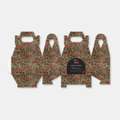 Leopard Cheetah Animal Print Red Cherries Geschenkschachtel (Ungefaltet)