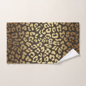 Leopard Cheetah Animal Skin Print Modern Badhandtuch Set (Handtuch)