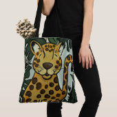 Leopard Cheetah Big Jungle Chat Art by Jess Tasche (Von Nahem)