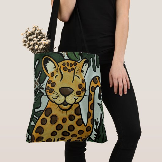 Leopard Cheetah Big Jungle Chat Art by Jess Tasche (Von Nahem)
