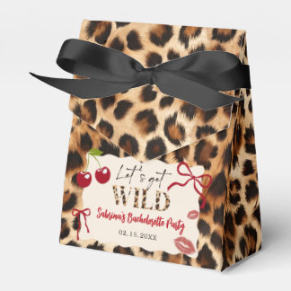 Leopard Cheetah Cherry Junggesellinnenabschied Geschenkschachtel