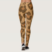 Leopard Cheetah Cougar Jaguar Puma Muster Leggings (Rückseite)