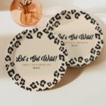 Leopard Cheetah Lass uns Wild holen! Geburtstagsfe Pappteller<br><div class="desc">Das sind Leopard Cheetah Print Let's Get Wild! Geburtstagsparty Paper Teller!</div>