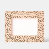 Leopard Cheetah Pattern Geätzte Rahmen (Vorderseite)