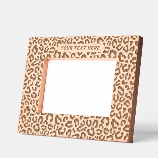 Leopard Cheetah Pattern Geätzte Rahmen (Links)