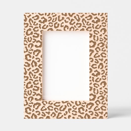 Leopard Cheetah Pattern Geätzte Rahmen (Vorderseite)