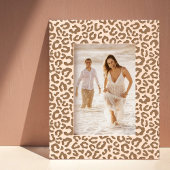 Leopard Cheetah Pattern Geätzte Rahmen
