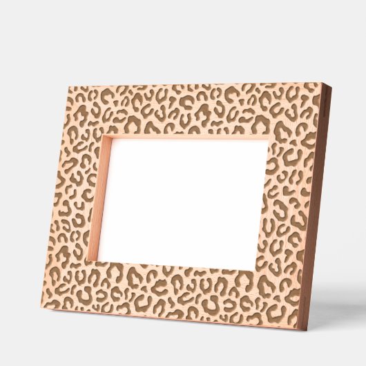 Leopard Cheetah Pattern Geätzte Rahmen (Links)