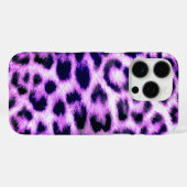 Leopard Cheetah Print Imitate Fur Rosa Case-Mate iPhone Hülle (Rückseite (Horizontal))