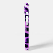 Leopard Cheetah Print Imitate Fur Rosa Case-Mate iPhone Hülle (Rückseite / Links)