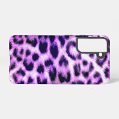 Leopard Cheetah Print Imitate Fur Rosa Samsung Galaxy Hülle (Rückseite (Horizontal))