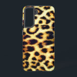 Leopard Cheetah Print Imitate Fur Samsung Galaxy Hülle<br><div class="desc">Leopard Cheetah Print Imitate Fur</div>