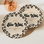 Leopard Cheetah Print Two Wild 2. Geburtstag Party Pappteller<br><div class="desc">Dies sind Leopard Cheetah Print Two Wild 2. Geburtstag Party Paper Teller!</div>