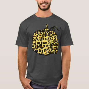 Leopard Cheetah Pumpkin Tierfall Herbst Niedlich C T-Shirt