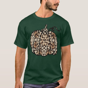 Leopard Cheetah Pumpkin Tierfall Herbst Niedlich C T-Shirt