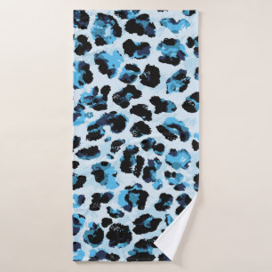 Leopard Cheetah Skin: Vintage Gefärbte Krawatte de Badehandtuch