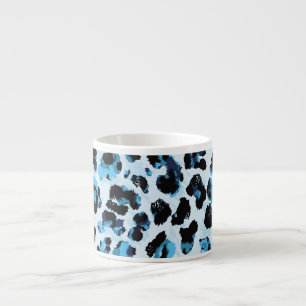 Leopard Cheetah Skin: Vintage Gefärbte Krawatte de Espressotasse
