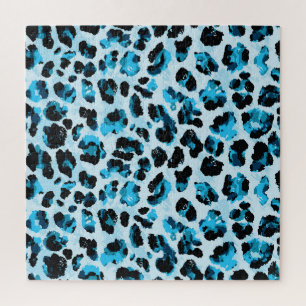 Leopard Cheetah Skin: Vintage Gefärbte Krawatte de Puzzle