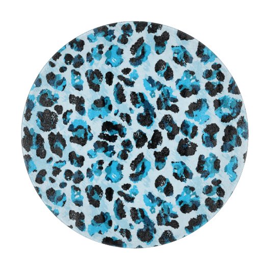 Leopard Cheetah Skin: Vintage Gefärbte Krawatte de Schneidebrett (Vorderseite)