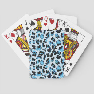 Leopard Cheetah Skin: Vintage Gefärbte Krawatte de Spielkarten