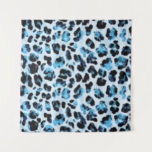 Leopard Cheetah Skin: Vintage Gefärbte Krawatte de Wandteppich