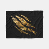 Leopard Cheetah Tiger Leopard Face Lion Cat Appare Fleecedecke (Vorderseite (Horizontal))