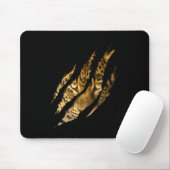 Leopard Cheetah Tiger Leopard Face Lion Cat Appare Mousepad (Mit Mouse)