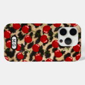 LEOPARD & CHERRIES TIERDRUCK Case-Mate iPhone HÜLLE (Rückseite (Horizontal))