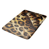 Leopard Chic: Ein stilvolles Duvet für jedes Zimme Badematte (Schrägansicht)
