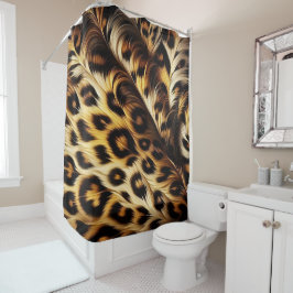 Leopard Chic: Ein stilvolles Duvet für jedes Zimme Duschvorhang