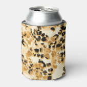 Leopard Chic: Vintages Muster Eleganz. Dosenkühler (Kanne Vorderseite)