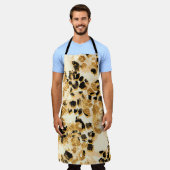 Leopard Chic: Vintages Muster Eleganz. Schürze (Getragen)