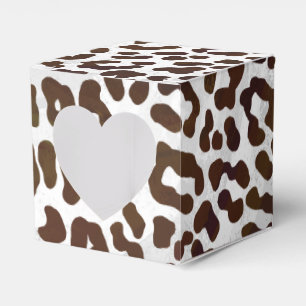 Leopard-Chocoladen-Druck Geschenkschachtel