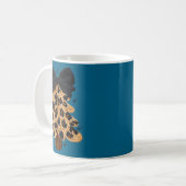 Leopard Christmas Tree,christmas Coquette Bow Yarn Kaffeetasse (Vorderseite Links)