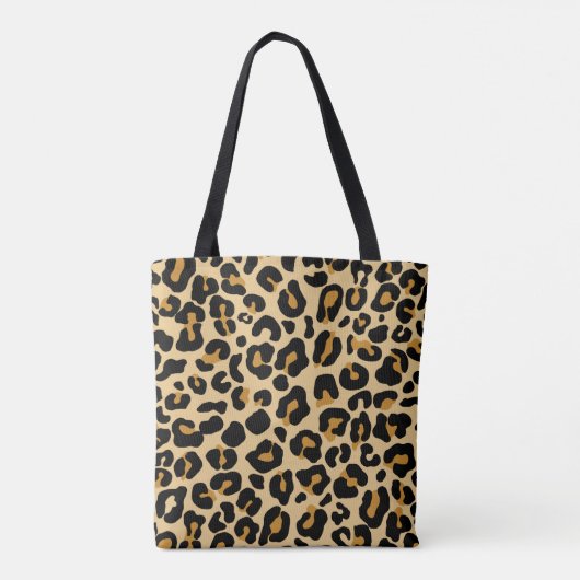 Leopard Classic Modern Cheetah Trendy Dog Custom Tasche (Rückseite)