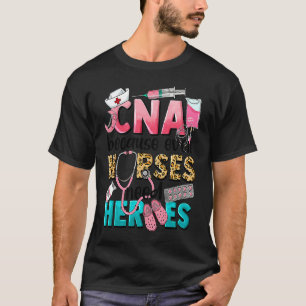 Leopard CNA, weil auch Krankenschwestern Helden br T-Shirt