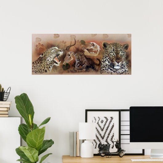 Leopard Collection Poster (Heimbüro)
