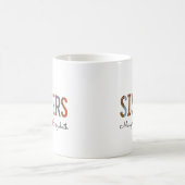 Leopard Colorful Sisters Tasse - Individuelle Name (Mittel)