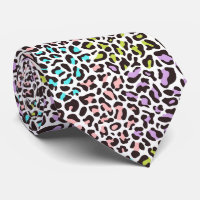 Leopard Colors Neck Tie