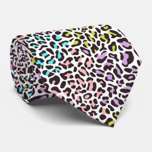 Leopard Colors Neck Tie Krawatte