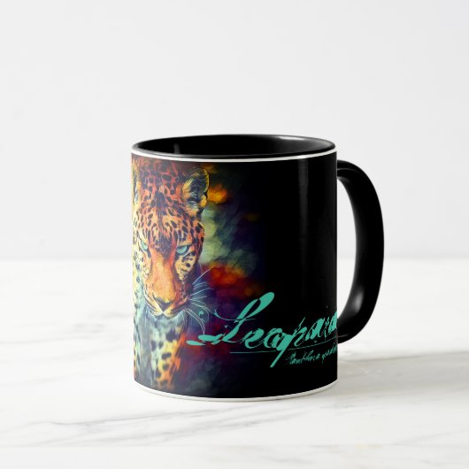 Leopard [Combo-Tasse] Tasse (VorderseiteRechts)